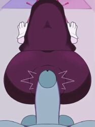 1boy 1girl adagio_(artist) animated animated_gif ass beat_banger big_penis church dress friday_night_funkin gif gray_skin huge_ass jevil_(deltarune) nun penis_on_ass pink_skin sarvente_(dokki.doodlez)