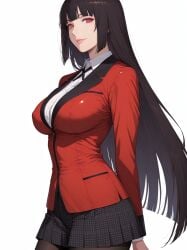 1girls ai_generated ass big_ass big_breasts black_hair breasts curvy curvy_body curvy_female dress female female_focus fringe fringe_hair jabami_yumeko kakegurui legwear long_hair looking_at_viewer medium_breasts perfect_ass perfect_body perfect_legs red_eyes school_uniform schoolgirl skirt student thick_thighs thighhighs