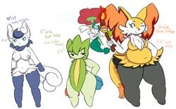 2018 3girls anthro areolae ass belly big_belly big_breasts big_butt big_ears black_eyes black_fur blue_eyes blue_fur blue_hair blush braixen breasts canine chubby cosmicscourge eating english_text eyelashes fairy feet feline female fire floette flora_fauna flower food fox fur green_eyes green_skin huge_breasts looking_away meowstic multiple_girls navel nintendo nude one_eye_closed original_character overweight overweight_female paws plant pokémon_(species) pokemon pokemon_(species) pokemon_rse pokemon_xy pokemorph pokepuff pussy roselia sideboob simple_background size_difference slightly_chubby smile standing stick text thick_thighs video_games voluptuous white_fur wide_hips wink yellow_fur