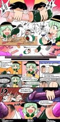 comic dildo english_text female koishi_komeiji onahole onahole_transformation pussy pussy_transformation rin_kaenbyou speech_bubble sukedai touhou transformation utsuho_reiuji vaginal_penetration