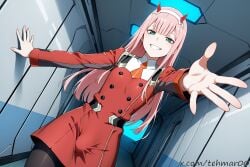 zero two (darling in the franxx) from darling in the franxx by tehmar