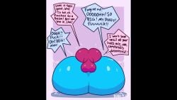 animated ass back_view balls balls_slapping_ass blightstar blue_diamond_(steven_universe) blue_skin bouncing_balls dialogue english_text female femsub fucked_into_submission futa_on_female futadom futanari garnet_(steven_universe) gem_(species) large_ass large_penis mating_press mp4 plap plap_(sound) purple_skin small_dom_big_sub speech_bubble steven_universe sweat tagme thrusting vaginal_penetration video