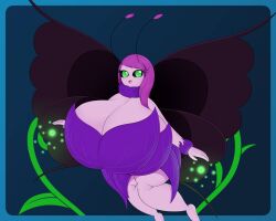 big_breasts butterfly catherene_(earthling00) earthling00 hyper_breasts