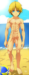 male_only mlm4anemone muscles nude original_character penis