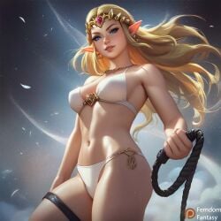 ai_generated domination dominatrix femdom femdomfantasyai princess_zelda whip zelda_(breath_of_the_wild)