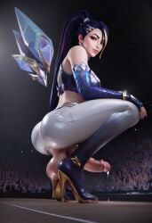 3d ai_generated futanari futanari kda league_of_legends milk_itai