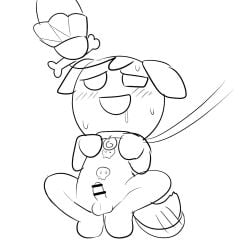 1boy censored collar cookie_run cookie_run_kingdom dog_ears dog_tail gingerbrave kuwoesque mouth_open penis shadow_milk_cookie tagme unnecessary_censorship