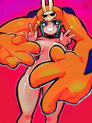 arms cerebella completely_nude completely_nude_female convenient_censoring extra_arms ftpickaxe large_breasts skullgirls tagme vice-versa