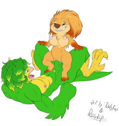 abdominal_bulge abs after_transformation alternate_species anthro avian avian_feet breasts daison_the_fox duo elemental_creature female flora_fauna genitals hi_res humanoid_genitalia humanoid_penis ivy_(swapped) javan_(species) male male/female mammal ollie_(swapped) penetration penis plant pookoo sex size_difference swapped_(movie) vaginal vaginal_penetration