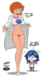 alpha_channel ann_possible breasts chancero chibi crossover disney earth-chan erect_nipples for_sticker_use g-string gagala kim_possible lab_coat labcoat legs looking_at_viewer medium_breasts nasa nipple_bulge open_clothes panties phillipthe2 png red_panties scientist sticker_template straight_hair t-shirt talking_to_viewer transparent_background transparent_png underboob