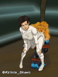 anissa_(invincible) fart fart_cloud fart_fetish fart_torture farting farting_in_face farting_on_another farting_on_face gassy gassy_ass gassy_female invincible ketrita mark_grayson simple_background torture twitter_username