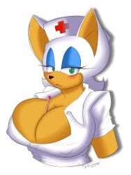 bat breasts female rouge_the_bat sonic_(series) superix