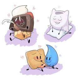 battle_for_dream_island battle_for_dream_island_again bfb bfdi bfdia cake_(bfdi) cum cumshot cursed handjob loser_(bfdi) object_shows penetration pillow_(bfdi) pillow_humping pussy stroking_penis teardrop_(bfdi) tentacle_penis wholesome woody_(bfdi)