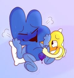 algebralien battle_for_dream_island battle_for_dream_island_again bfb bfdi bfdia four_(bfb) handjob object_shows objects stroking_penis tentacle_penis x_(bfb)