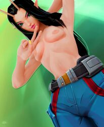 1girls 3d breasts female female_only lycorsins mantis_(marvel) mantis_(marvel_rivals) marvel marvel_rivals nipples solo_female topless topless_female