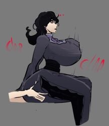 big_ass big_breasts grope groping groping_from_behind hex_maniac hex_maniac_(pokemon_legends:_z-a) large_ass large_breasts smile81872864 thick_ass thick_thighs