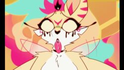 ahe_gao aheagao ahegao_face bee bee_girl beelzebub beelzebub_(helluva_boss) demon demon_girl hazbin_hotel helluva_boss preview queen_bee-lzebub_(helluva_boss) retzhuko_(artist) tagme video vivienne_medrano vivziepop wings