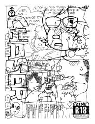 2024 accessory alien anthro ash_(gaydottiff) barely_visible_breasts black_and_white bodily_fluids bottle breasts bulge_grab collage_(artwork) container dialogue drug_usage drugs duo english_text eyes_closed eyewear gaydottiff gender_symbol glasses headband hi_res juliet_(gaydottiff) male male/male male_symbol mammal monochrome mouse murid murine nipples open_mouth poppers question_mark rodent round_ears speech_bubble sweat sweatdrop symbol teeth_showing text trans_(lore) trans_woman_(lore) wearing_glasses