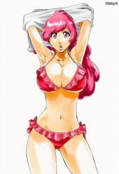 accurate_art_style ai_generated anime_coloring bleach curvy female female_only manga_style mature mature_female meninas_mcallon pinup solo solo_female solo_focus stickyai