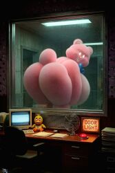 ai ai_art ai_assisted ai_generated ass ass_focus big_ass big_breasts displaying female female_focus female_only furry large_ass large_breasts latexlobo lovedoll_toy_factory pink_body presenting presenting_hindquarters tagme teddi_(gremlingrounded) voluptuous voluptuous_female
