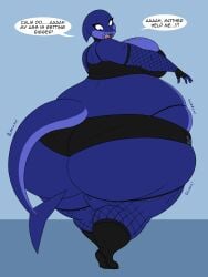 big_ass big_breasts blueberry_inflation breasts bubble_butt cleavage female furry huge_ass huge_breasts hyper_ass inflation lj_caffie tagme thick_thighs wide_hips