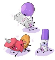 battle_for_dream_island battle_for_dream_island_again bfb bfdi bfdia coinpin coiny cum cumshot lollipop_(bfdi) marker_(bfdi) masturbation object_shows penile_masturbation pin_(bfdi) pussy saw_(bfdi) tentacle_penis vaginal_penetration