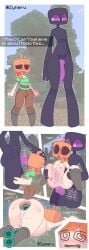 alex_(minecraft) comic enderman enderwoman futanari mask microsoft minecraft mojang pumpkin pumpkin_head tagme zyneru