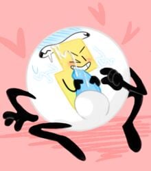 battle_for_dream_island battle_for_dream_island_again bfb bfdi bfdia cum cumshot handjob lightning_(bfdi) object_shows snowball_(bfdi) stroking_penis tentacle_penis