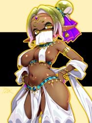 frye_(splatoon) frye_onaga inkling inkling_girl large_breasts skimpy_clothes splatoon splatoon_(series) splatoon_3 splatoon_raiders t2ukmyjm tagme tentacle_hair
