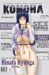 1girls asian asian_female bad_censor bad_grammar bandaged_arm bandaged_leg bangs blue_hair blush blushing bottomless bottomless_female breasts censored closed_mouth convenient_censoring covering covering_crotch cropped_jacket curvy curvy_female embarrassed english_text female female_pubic_hair fishnet_topwear hoodie hyuuga_hinata indrockz lavender_eyes long_sleeves magazine_cover naruto naruto_shippuden navel nipples no_bra pubic_hair shy simple_background solo standing sweatdrop text thick_thighs thighs voluptuous_female