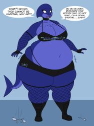 big_breasts blueberry_inflation breasts cleavage female furry huge_breasts inflation lj_caffie tagme thick_thighs wide_hips