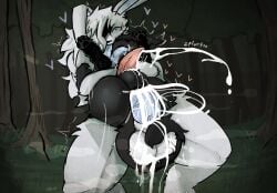 2026 anal anal_full_nelson anal_orgasm anal_penetration animal_genitalia animal_penis anthro balls big_balls big_penis blue_eyes blue_penis blue_tongue blush bodily_fluids butt clothing cum cum_drip cum_dripping_from_penis cum_from_ass cum_in_ass cum_inside cum_spurt cum_strand cum_string cum_while_penetrated cumshot digital_drawing_(artwork) digital_media_(artwork) digitigrade digitigrade_footwear domestic_cat dripping duo ejaculation equine_genitalia equine_penis extreme_french_kiss eyes_closed feet felid feline felis fishtacosad footwear forest french_kissing from_behind_position front_view full_nelson full_nelson_(legs_held) full_nelson_position furgonomic_footwear furgonomics genital_fluids genitals hair hands-free heart_symbol hi_res interspecies kissing lagomorph leg_grab legs_up leo_(fishtacosad) leporid long_hair male male/male mammal messy mostly_nude mostly_nude_anthro mostly_nude_male musk musky_balls musky_penis nude_anthro nude_male orgasm pawpads paws penetration penis plant rabbit raised_paw satisfied sex shaded_face sheath sheathed_tapering_penis size_difference standing tail tail_coil tail_wrapped_around tail_wrapped_around_balls tapering_penis tongue tree vein veiny_penis yellow_eyes