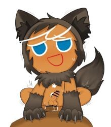 anal anal_sex cookie_run cowgirl_position cum gingerbrave kuwoesque penis tagme yaoi