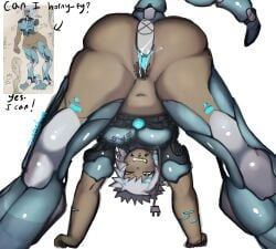 big_ass chubby chubby_male cuntboy cyborg original_character tboy trans_man vagina