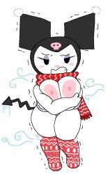 cassettedream cold dream-cassette female female_only kuromi red_scarf scarf winter