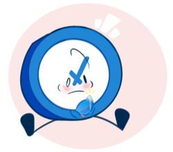 battle_for_dream_island battle_for_dream_island_again bfb bfdi bfdia clock clock_(bfdi) cum genital_slit object_shows tentacle_penis
