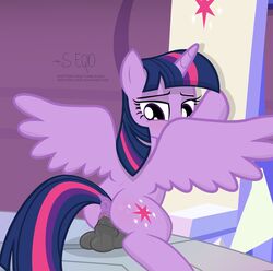 2018 alicorn animal_genitalia animal_pussy anus ass blush castle chair cutie_mark dildo dildo_sitting dock equine equine_pussy eyebrows eyelashes feathered_wings feathers female feral friendship_is_magic hair half-closed_eyes hi_res horn inside looking_back looking_pleasured mammal masturbation multicolored_hair my_little_pony nude on_table penetration puffy_anus purple_eyes pussy pussy_juice sex_toy shadow shutterflyeqd signature solo table text twilight_sparkle_(mlp) vaginal_masturbation vaginal_penetration vaginal_penetration wings