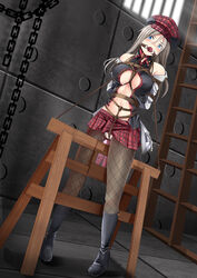 1girls arisa_iriinchina_amieera bound female female_only god_eater solo tagme