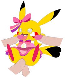 1girls 4boys anal anal_sex cleft_tail cosplay_pikachu cum cum_in_mouth cum_inside disembodied_penis double_handjob double_penetration eyelashes female feral front_view furry handjob human human_on_feral interspecies male male_human/female_feral male_human/female_pokemon male_on_feral nintendo penetration penis pikachu pikachu_pop_star pokémon_(species) pokemon pussy rodent smile spread_legs spreading straight unseen_male_face urielmanx7 vaginal_penetration veins veiny_penis video_games