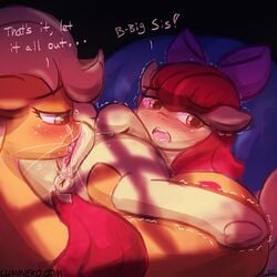 ! ... 2017 age_difference animal_genitalia animal_pussy anus apple_bloom_(mlp) applejack_(mlp) ass ass_grab bed blonde_hair blush butt_grab cunnilingus cutie_mark dark dialogue dock duo earth_pony ejaculation english_text equine equine_pussy eyebrows eyelashes female feral feral_on_feral freckles friendship_is_magic green_eyes hair hair_ribbon hairbow half-closed_eyes hand_on_ass hand_on_butt horse incest inside looking_pleasured lumineko lying mammal my_little_pony nude on_back on_side open_mouth oral orange_eyes orgasm pony puffy_anus pussy pussy_ejaculation pussy_juice red_hair ribbons sex shaking sibling signature sisters text vaginal_penetration window yuri