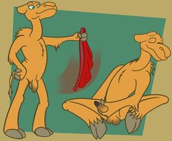 2017 anthro balls camel camelid digital_media_(artwork) erection flaccid fur male male_only mammal nude penis solo x231_(artist)