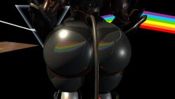 3d 3d_(artwork) ambiguous_gender anthro anthrofied ass_focus big_ass big_thighs black_body blade_wolf fagottini31 huge_ass huge_thighs machine metal_gear pink_floyd robot solo thick_thighs wide_hips