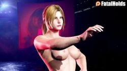 1girls 3d animated big_breasts blonde_hair blue_eyes breasts casual completely_nude completely_nude_female fatalholds female female_only human milf nina_williams nude nude_female nudist pale_skin solo_female sound tagme tekken tekken_8 thick_thighs video