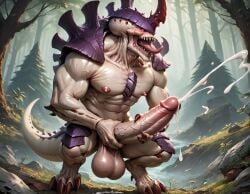 1boy abs ai_generated anthro balls bara big_balls big_muscles big_nipples big_pecs big_penis booster_rex cum cum_drip cum_on_body cum_on_penis cumshot daddy dilf ejaculation erect_nipples erection gay huge_balls huge_cock huge_muscles huge_nipples huge_pecs hunk lizard lizardman male male_only masturbation monster multicolored_body muscular muscular_anthro muscular_male nipples nude orgasm pecs penetration penis purple_body reptile scalie solo spikes_(anatomy) tyranid warhammer_(franchise) warhammer_40k white_body