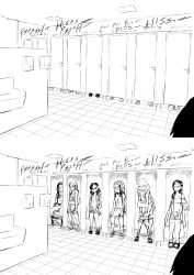 biku female multiple_girls peeing public_restroom toilet