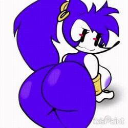 1girls animated anthro ass ass_shake bending_over bent_over big_ass big_breasts big_butt breasts enormous_ass female female_only furry long_hair long_purple_hair looking_at_viewer looking_back needlemouse_(character) needlemouse_(series) purple_hair red_sclera sarah_henderson_(needlemouse) shantae_needlemouse smile smiling smiling_at_viewer spicyboi twerking