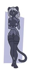 anthro bad_id black_fur breasts dreamkeepers feline female female_focus female_only fur hair looking_at_viewer luraiokun mammal negligee nipples pussy solo the_wayward_astronomer vanir year_request