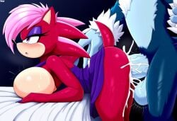 ai_generated ass blue_body breasts incest incest_(lore) magenta_fur male/female pink_hair sex sonia_the_hedgehog sonic_(series) sonic_the_hedgehog sonic_the_hedgehog_(series) sonic_the_werehog sonic_underground sonic_unleashed straight veiny_penis werehog