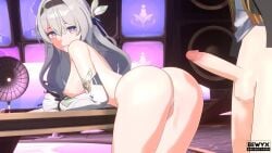 1boy 1boy1girl 1girl 1girls 3d anal anal_penetration anal_sex animated ass bent_over best_girl bewyx big_breasts breasts caelus_(honkai:_star_rail) cum cum_drip cum_in_ass cum_inside fat_ass firefly_(honkai:_star_rail) from_behind from_behind_position honkai:_star_rail pussy sex sex_from_behind sound tagme video