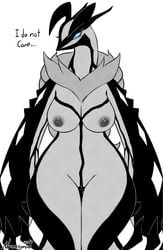 ... 2017 anthro anthrofied avian big_breasts biped black_pussy blue_sclera blush bored breasts dialogue english_text eyelashes feather_tuft feathers female fluffy front_view grey_nipples legendary_pokemon neck_tuft nintendo nipples nnecgrau non-mammal_breasts nude pokémon_(species) pokemon pokemon_(species) pokemorph portrait pussy restricted_palette simple_background small_waist solo spikes standing text three-quarter_portrait tuft video_games voluptuous white_background white_eyes wide_hips winged_arms wings yveltal